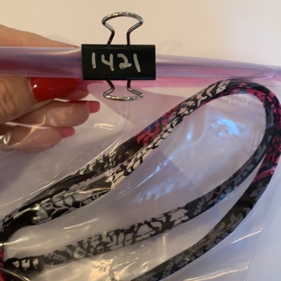 Vera Bradley lanyard cord holder charm key chain - Picture 7 of 7